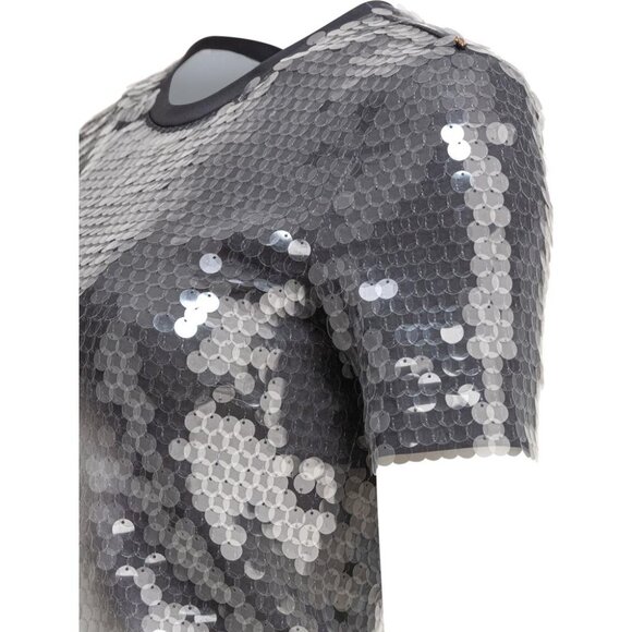 Max Mara Sportmax T-Shirt With Sequins tag size M Women - Picture 4 of 4